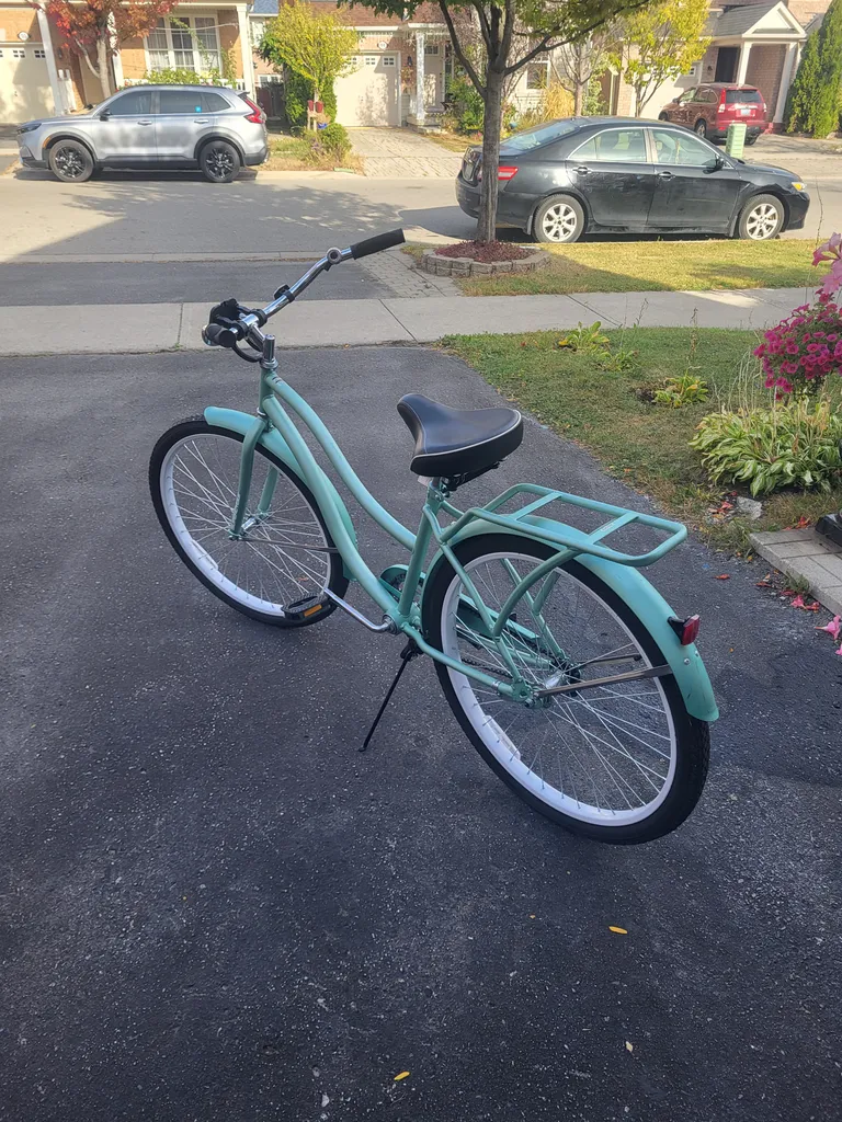 Supercycle Classic Cruiser Comfort Bike, 26-in, Mint photo 1