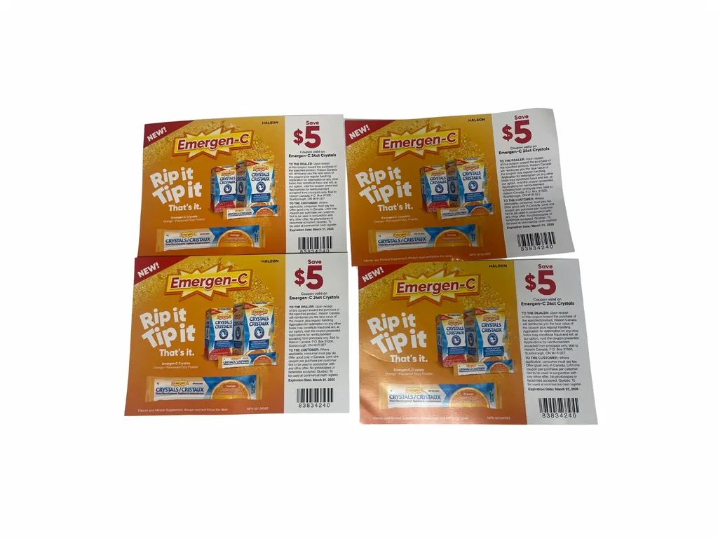 Emergen-C Crystals $5 Coupon photo 1