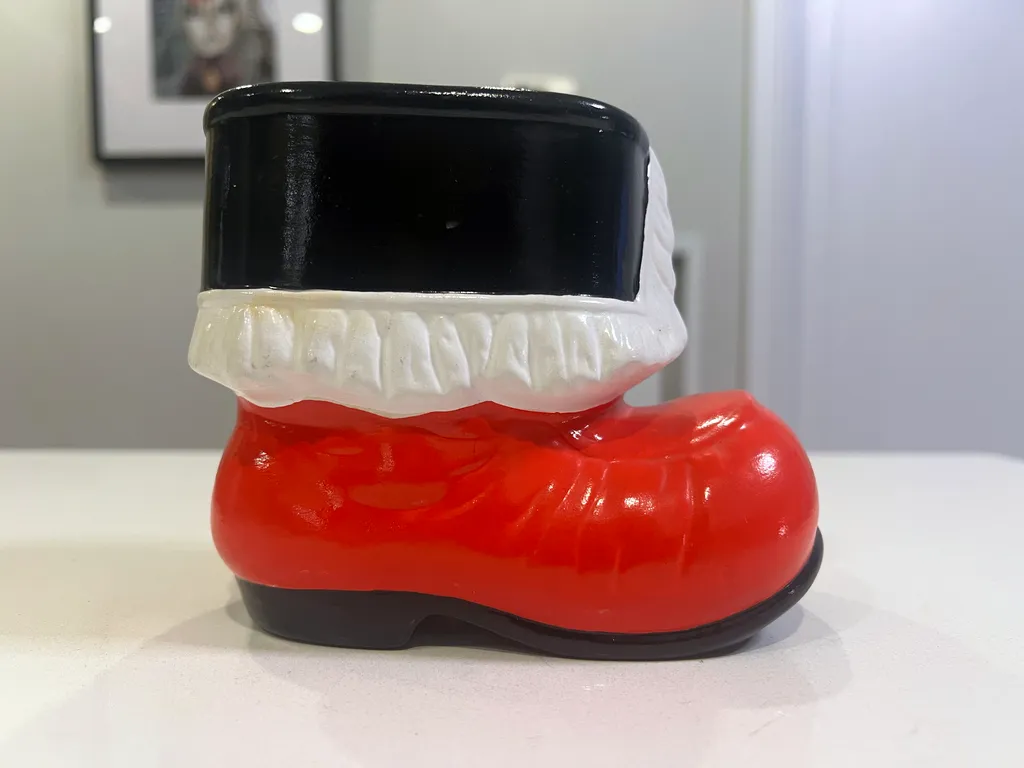 Ceramic Santa Boot photo 1