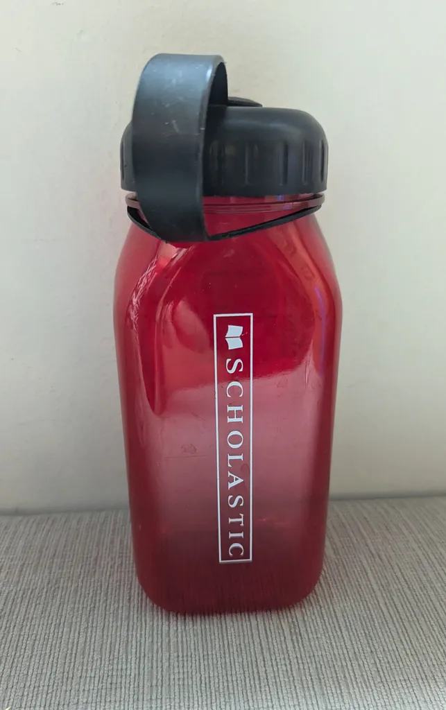 Red Scholastic Water Bottle  photo 1