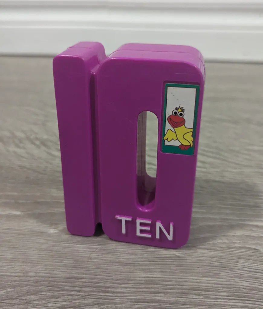 Sesame Street Number 10 Block photo 1