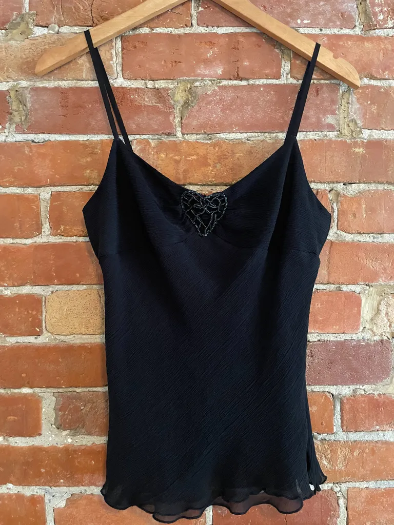 Vintage top with beading photo 1