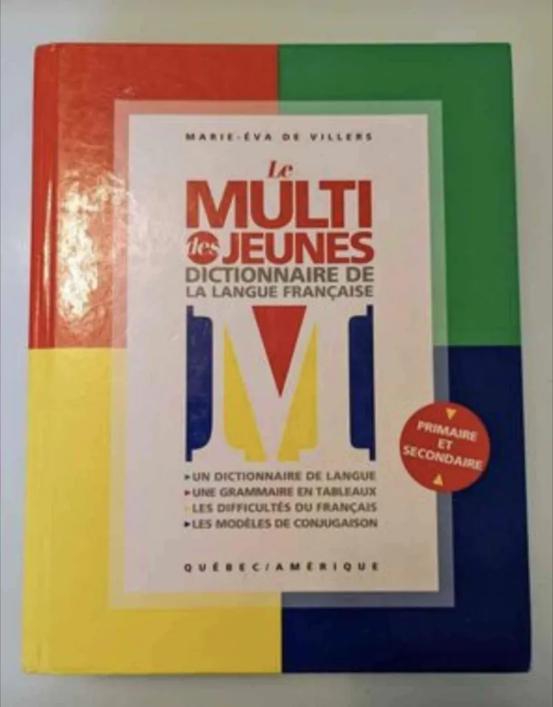 Le Multi des Jeunes Dictionary - French  photo 1