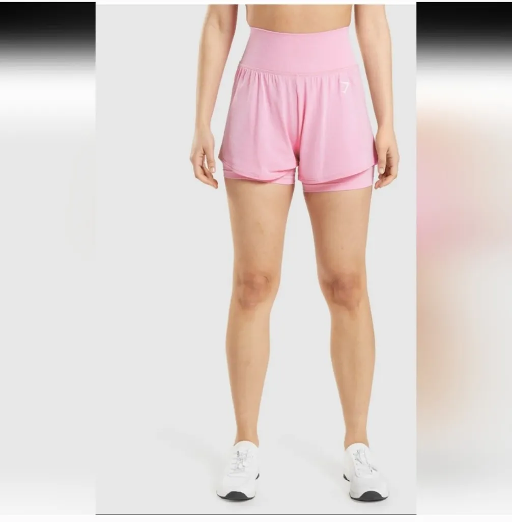 Gymshark layered shorts xs photo 1