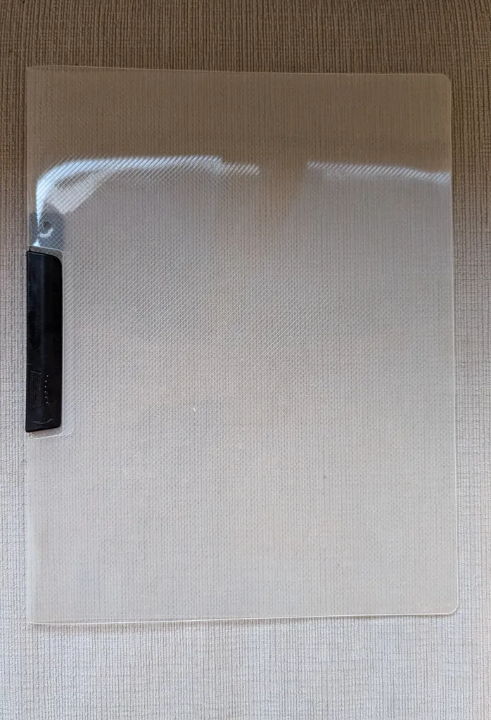 Clear Plastic Folder  photo 1