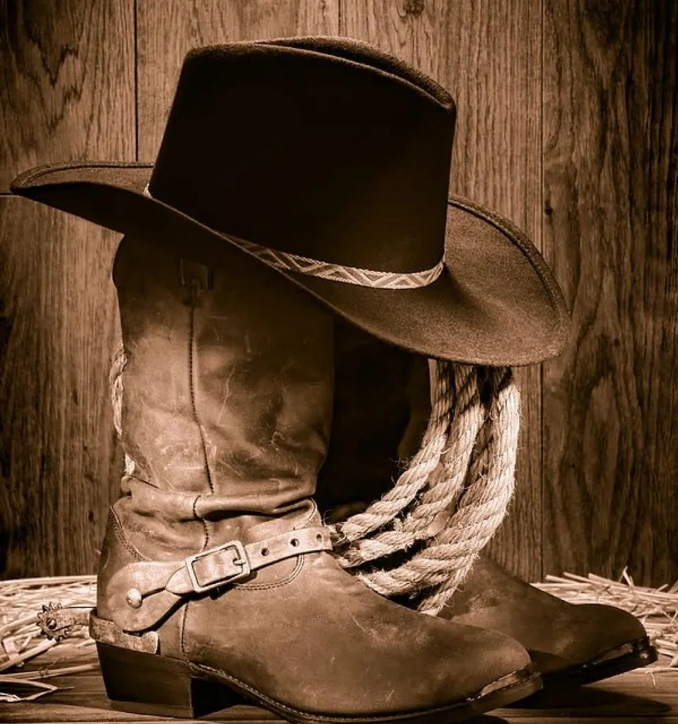 Cowboy Boots & Hat photo 1