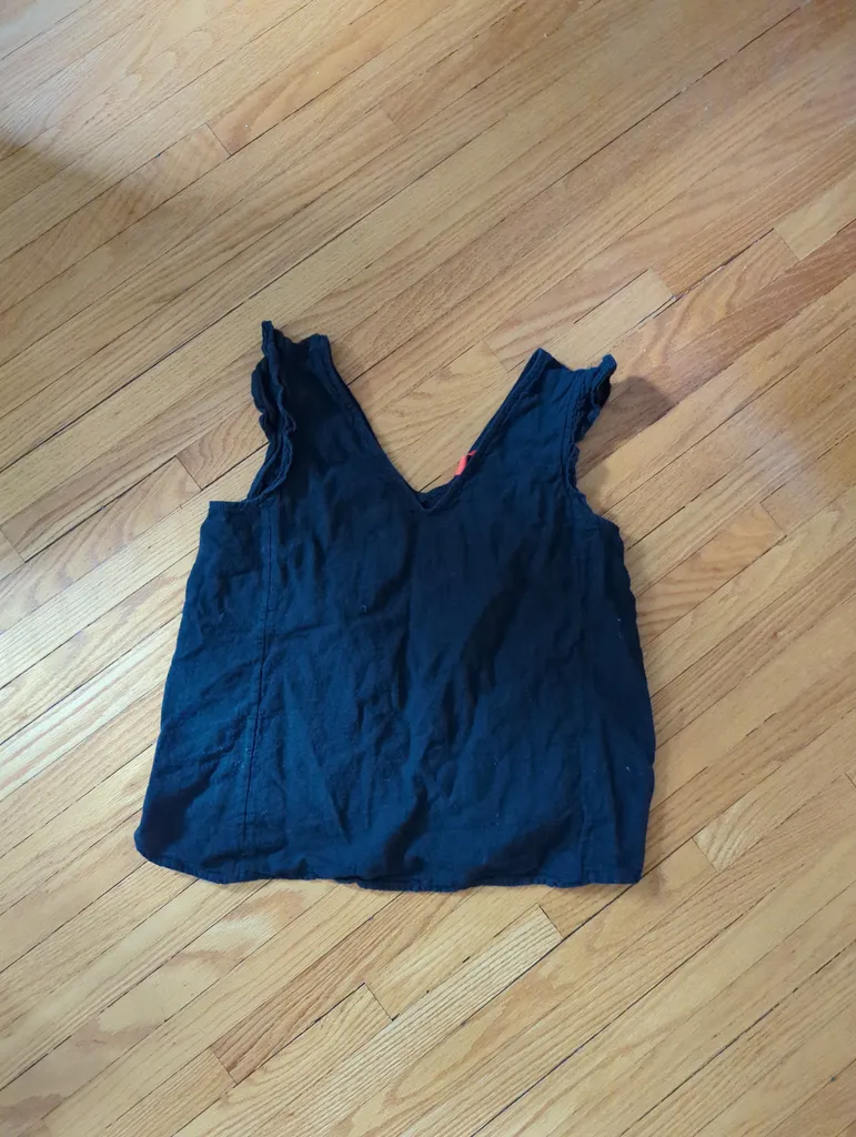 Joe Fresh Navy Sleeveless Blouse photo 1