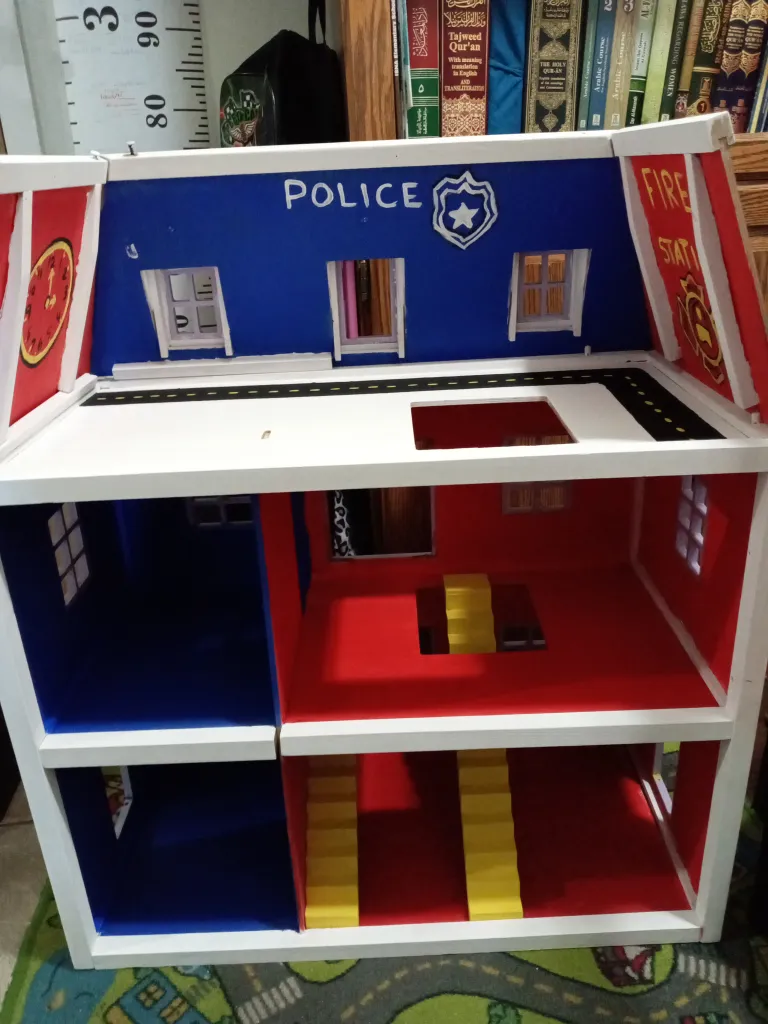 Wooden house turned into police and fire station  photo 1