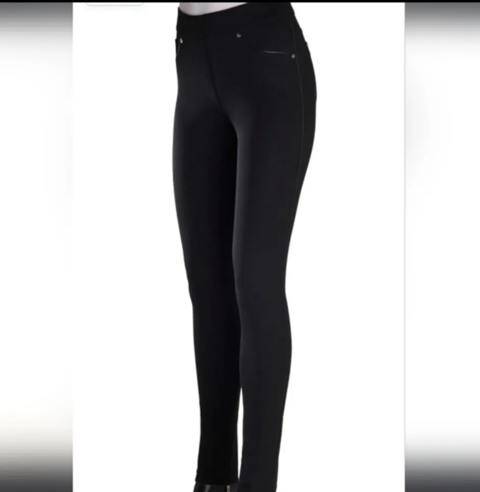 NYGÅRD SLIMS Plus Jegging with Piping Black - Sz M (10-12) photo 1