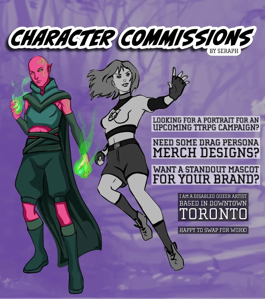 🎨 Trading custom art commissions for goods/services! photo 1