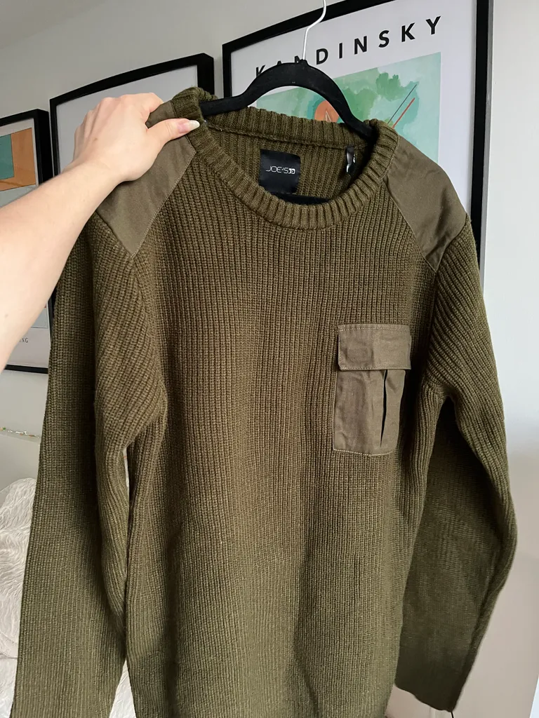 Joe’s Jeans Olive Green Knit Sweater photo 1