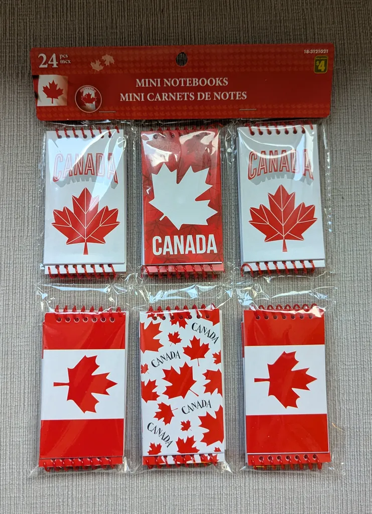 Brand New 24-Pack Mini Canada Notebooks photo 1