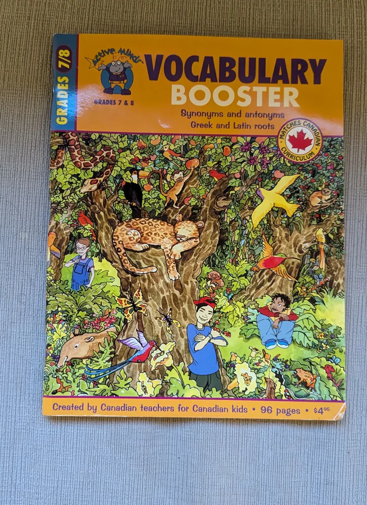 Active Minds Vocabulary Booster Grades 7 & 8 photo 1