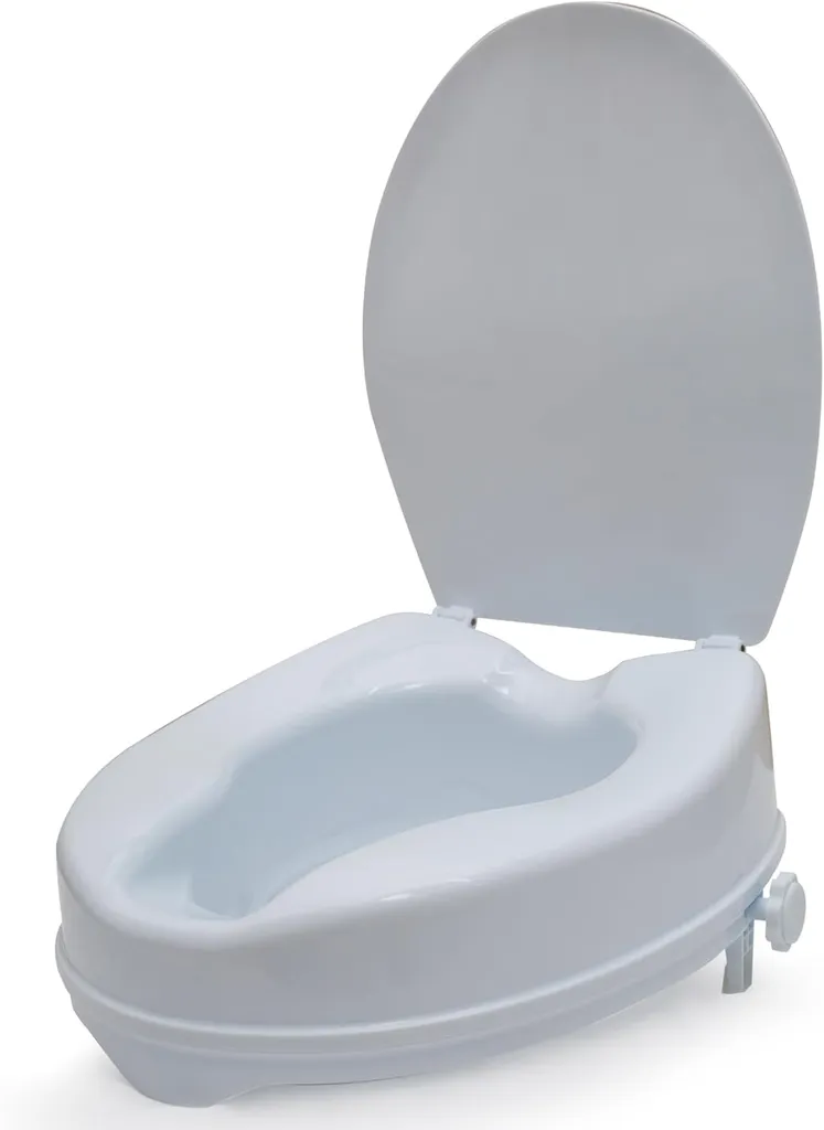 Raised Toilet Seat with Lid  photo 1