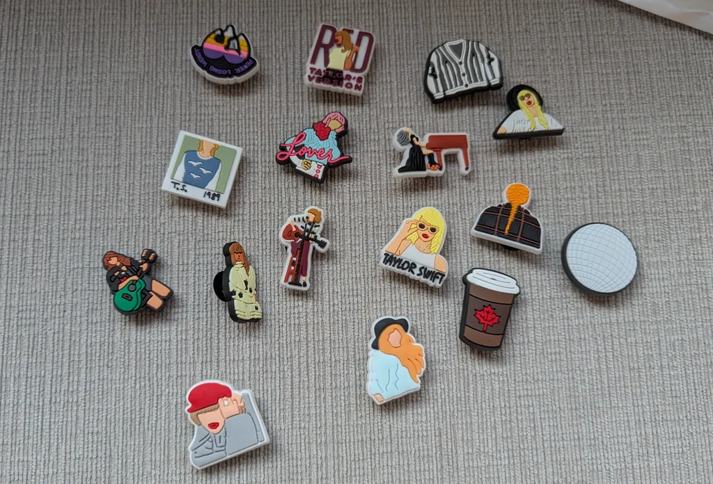 Brand New Taylor Swift Jibbitz Shoe Charms photo 1