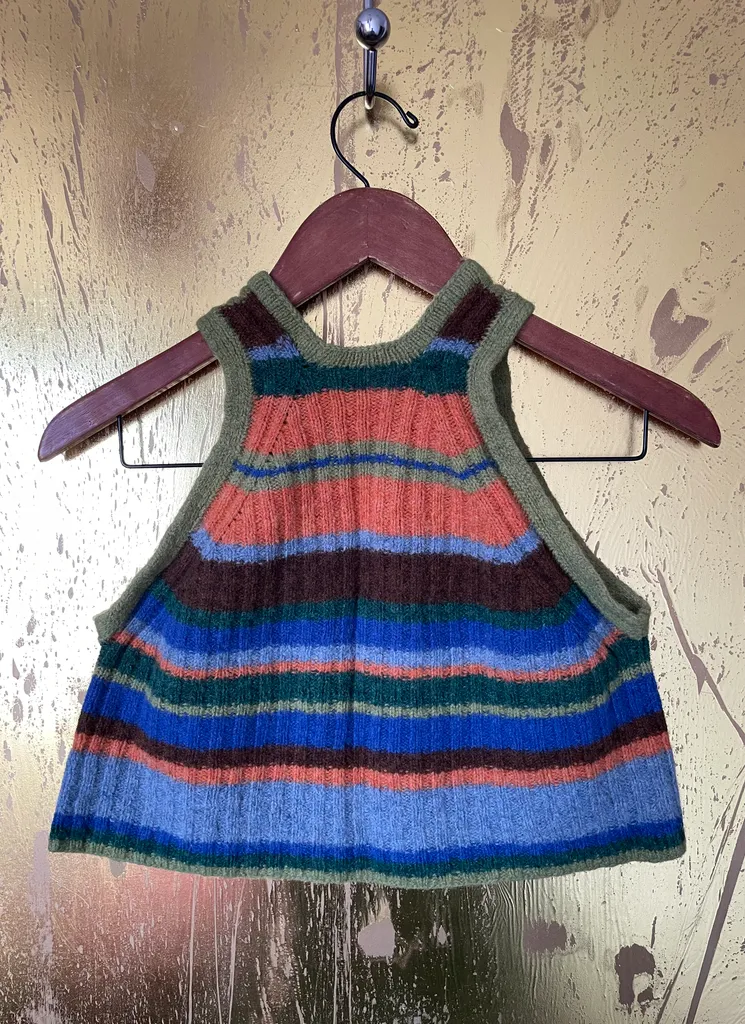 Medium Handknit Wool Crop Top photo 1
