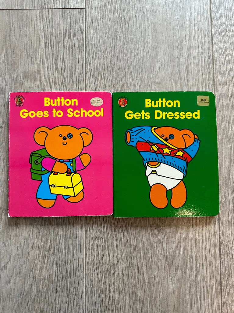 Vintage Button Board Books photo 1