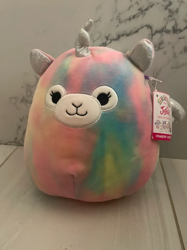 BNWT scented justice squishmallow  photo 1
