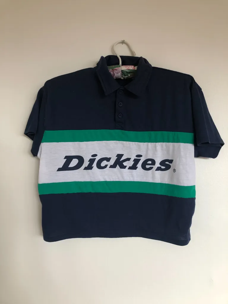 Dickie’s collared crop top  photo 1