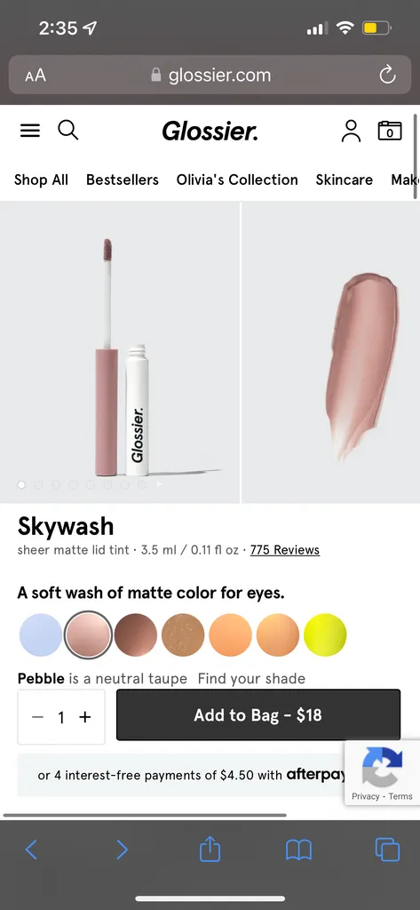 glossier skywash photo 1