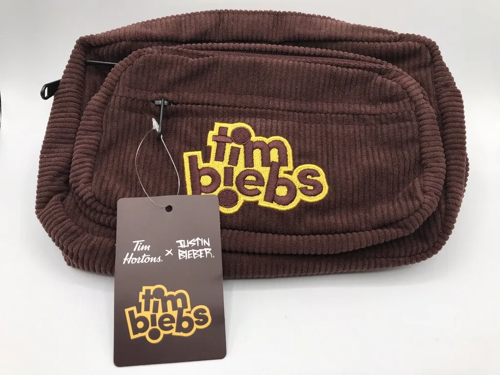Tim Hortons x Justin Bieber Fanny Pack TimBiebs NWT! photo 1