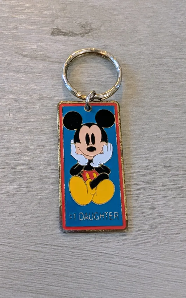 Mickey Mouse #1 Daughter Disney Keychain photo 1