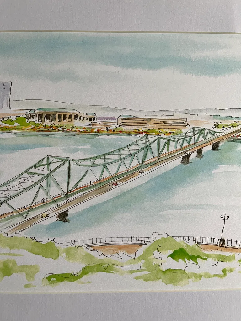 Nepean Point Watercolour Print photo 1