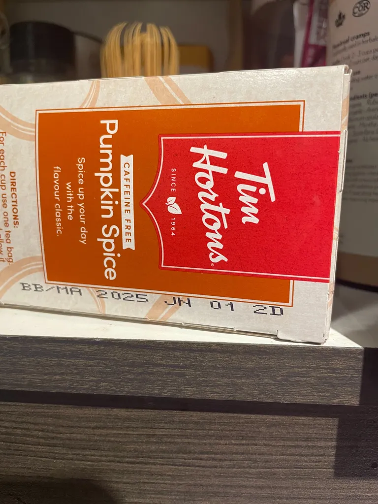 Tim Horton’s Pumpkin Spice Tea photo 1