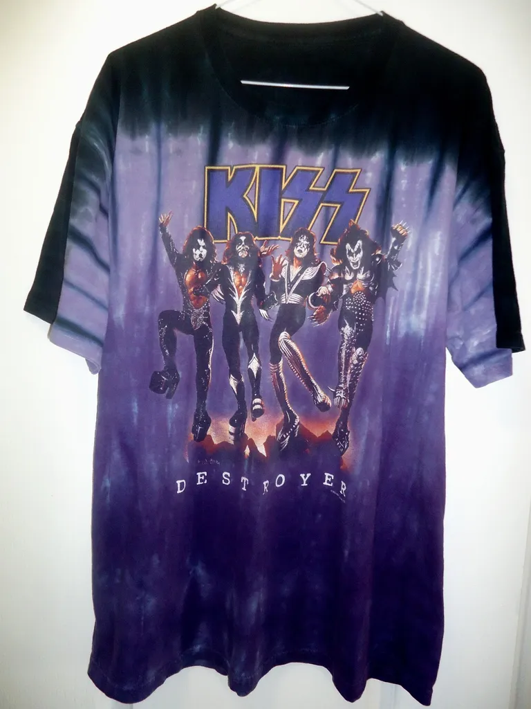 Liquid Blue Vintage KISS Destroyer Tee Size XL Mint Condition photo 1