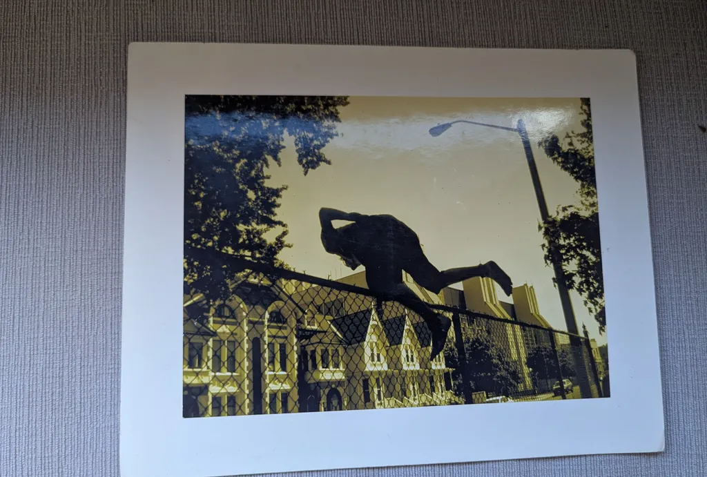 Vintage Art Print with Urban Scene photo 1