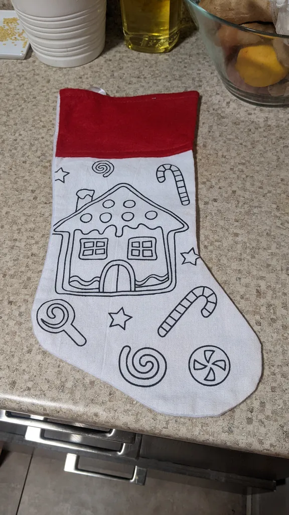 Christmas sock photo 1