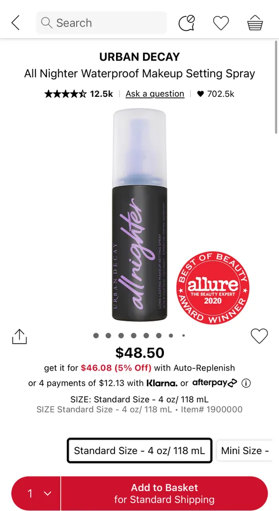 New All Nighter Setting Spray photo 1