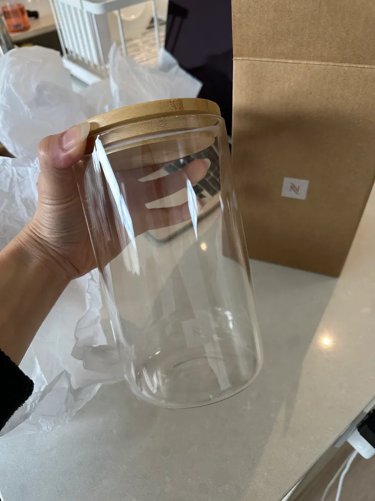 Nespresso Large Glass Jar / Container / Dispenser photo 1