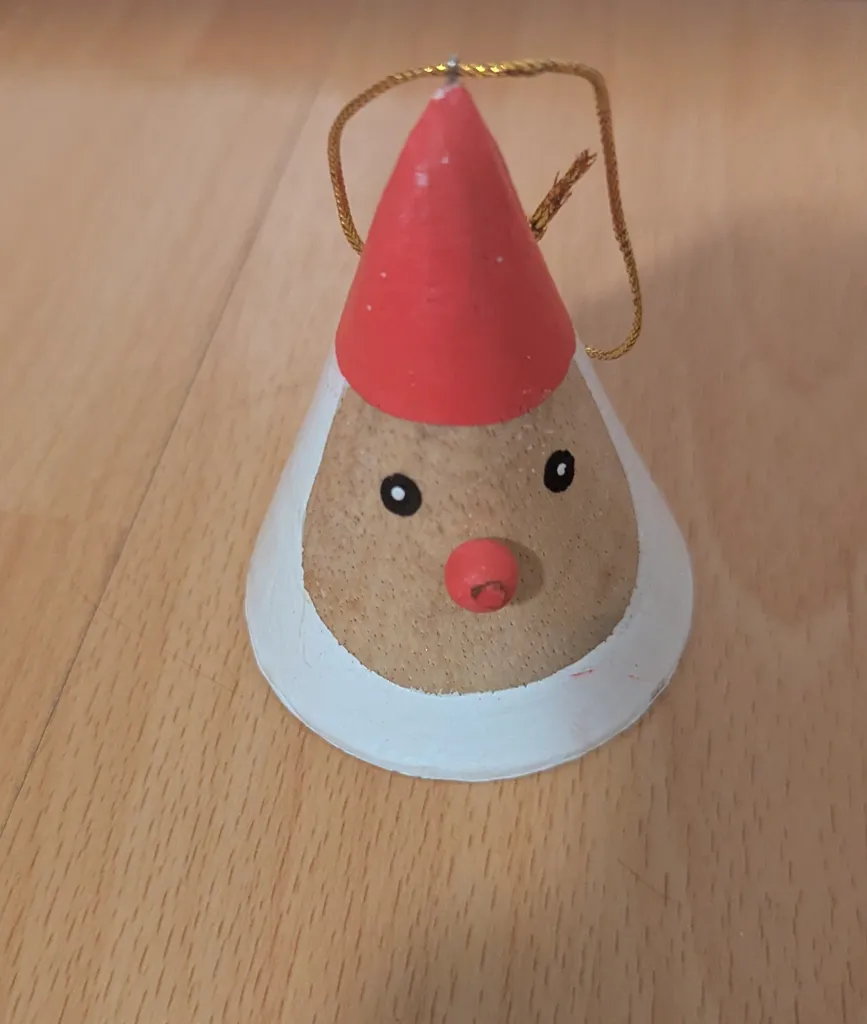 Brand New Vintage Wooden Christmas Ornament photo 1