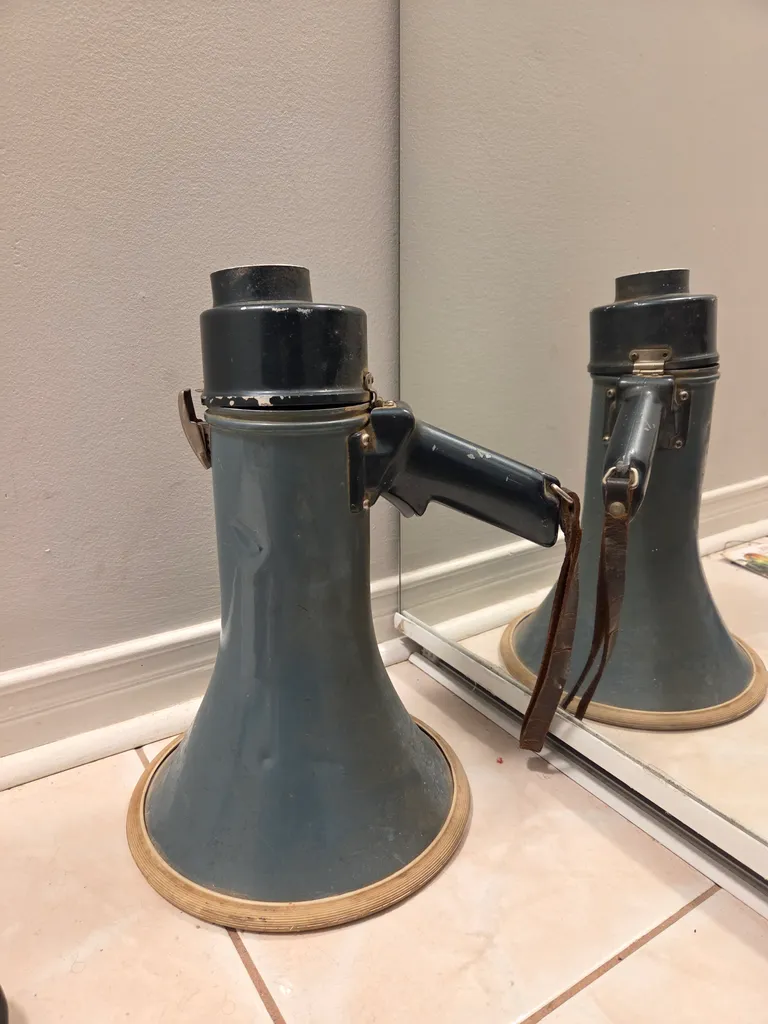 Vintage megaphone photo 1