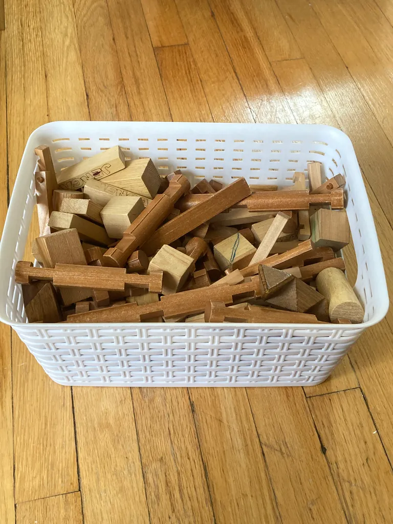 Wooden Building blocks Lot photo 1