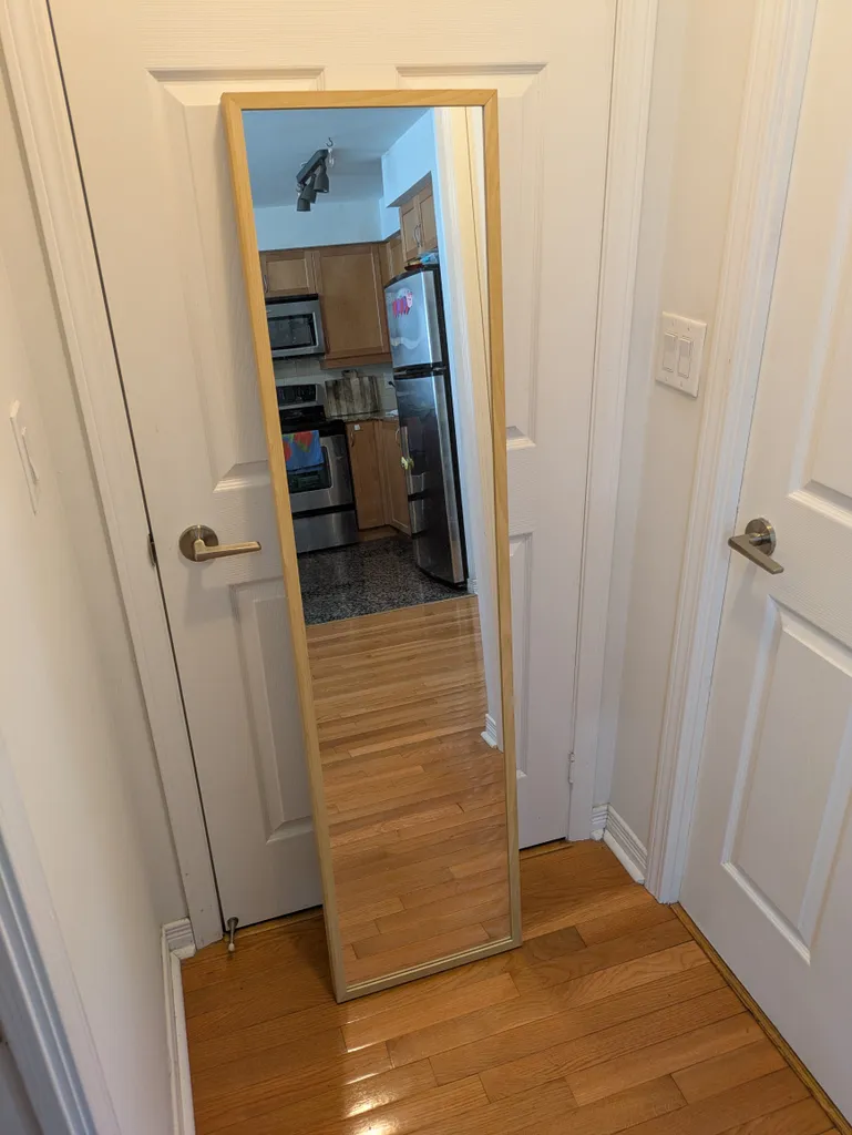 IKEA Mirror (oak) 40cm x 150cm photo 1