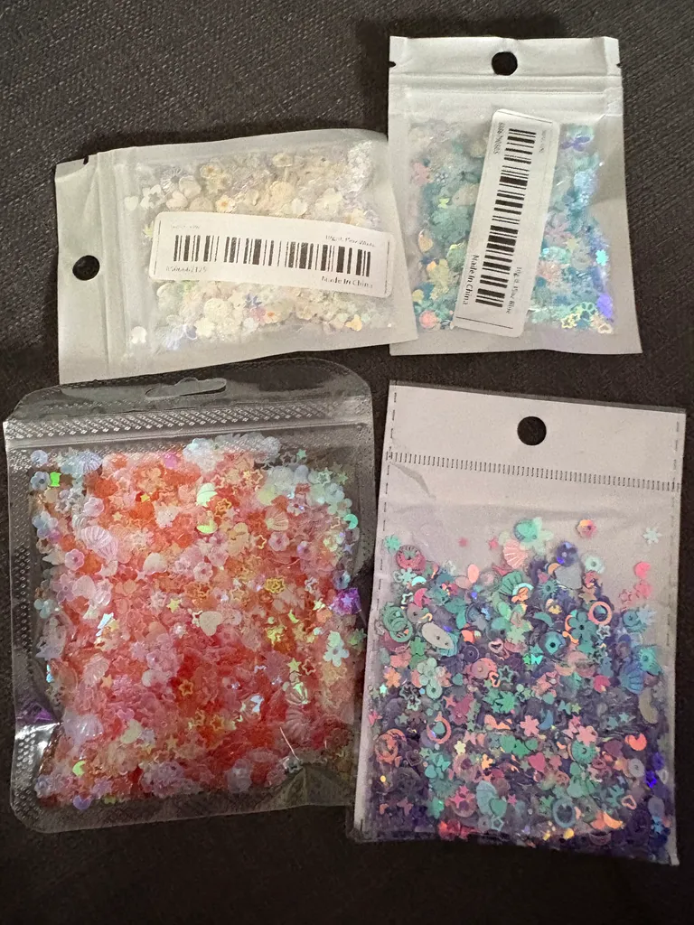 Mix and variety colours glitter  photo 1