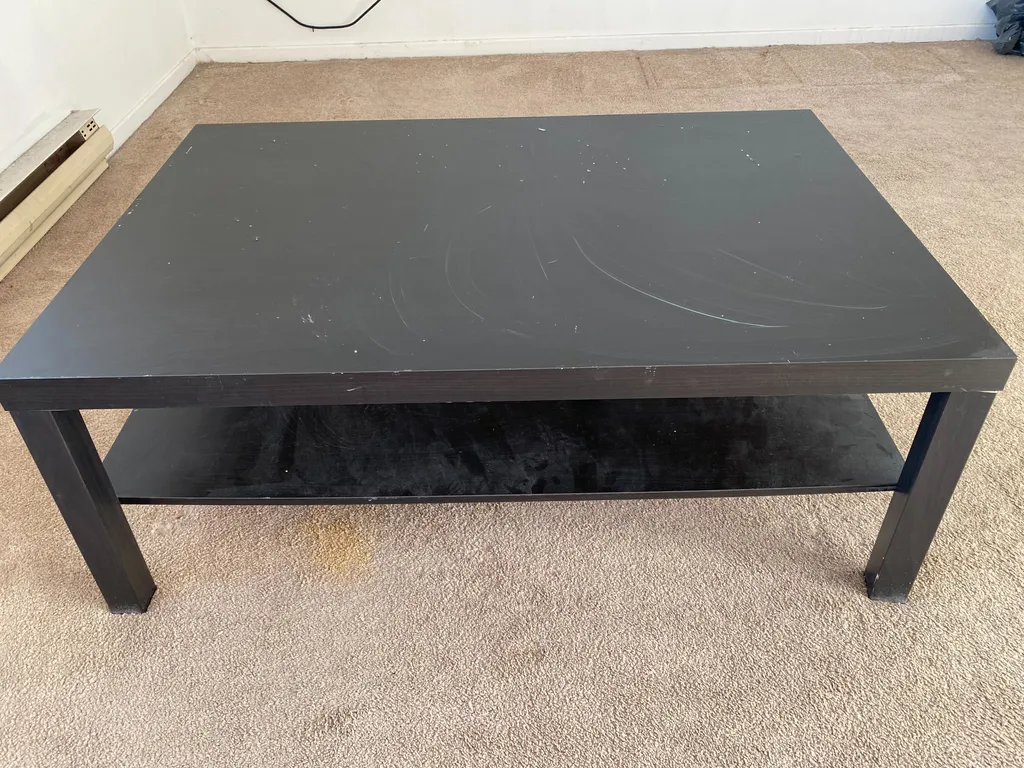 Coffee Table with Shelf photo 1