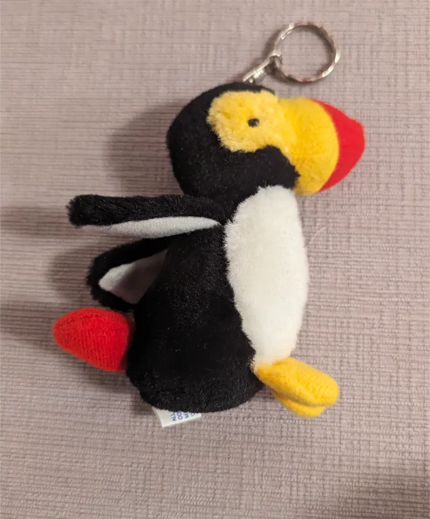 Puffin Bird Plush Keychain photo 1