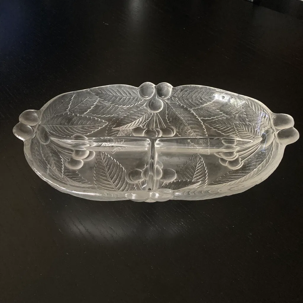 RETRO CRYSTAL SERVING PLATTER photo 1