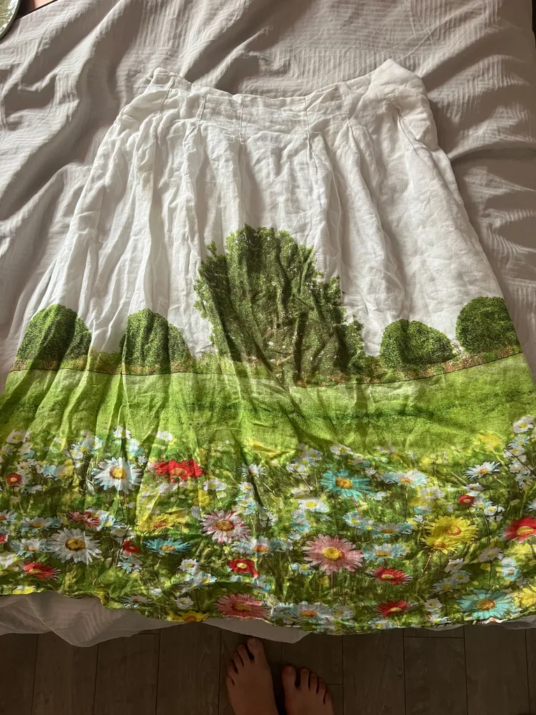 Flower fields skirt S photo 1