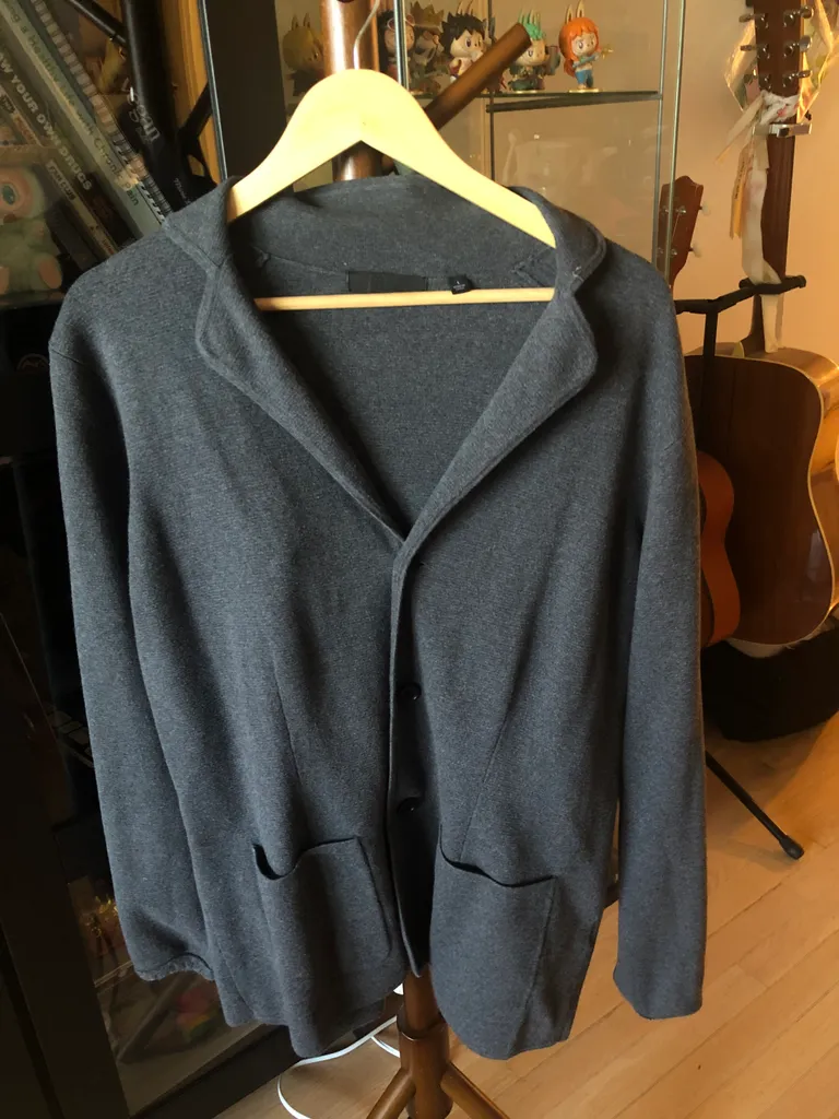 UNIQLO Dark Grey Cardigan (L) photo 1