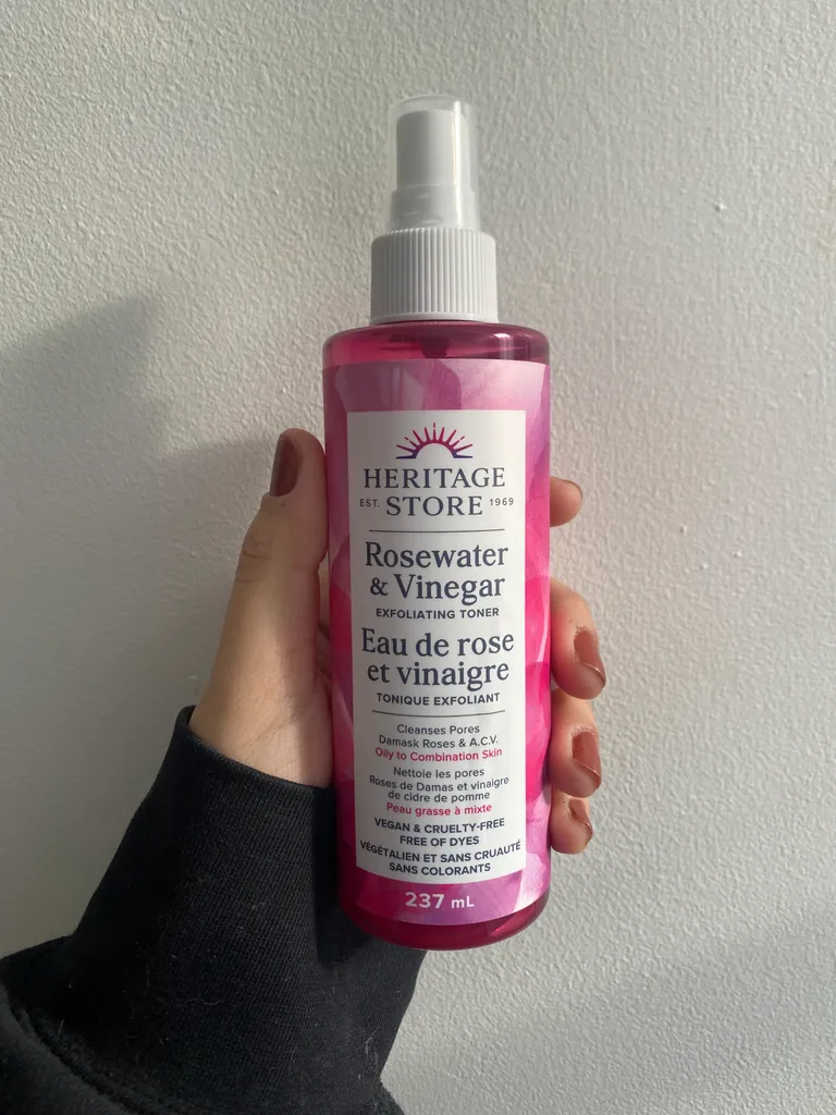 rose water + ACV toner photo 1