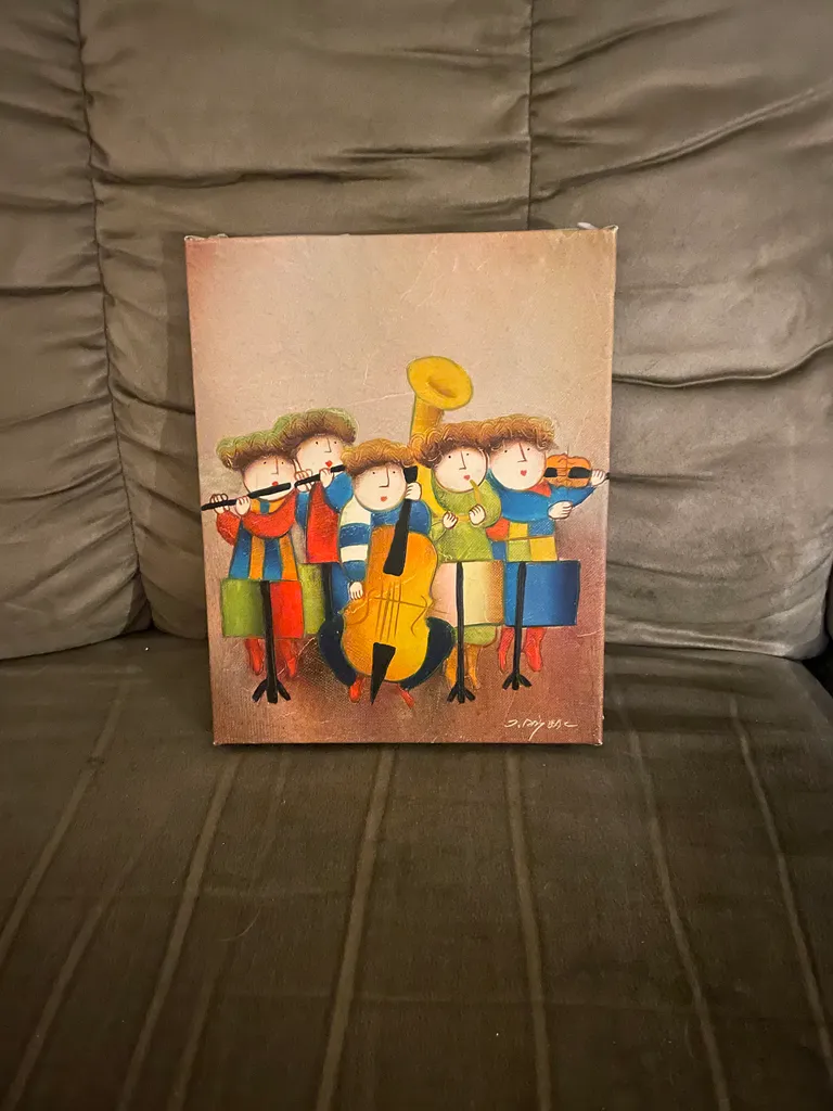 FWT canvas art - musicians  photo 1