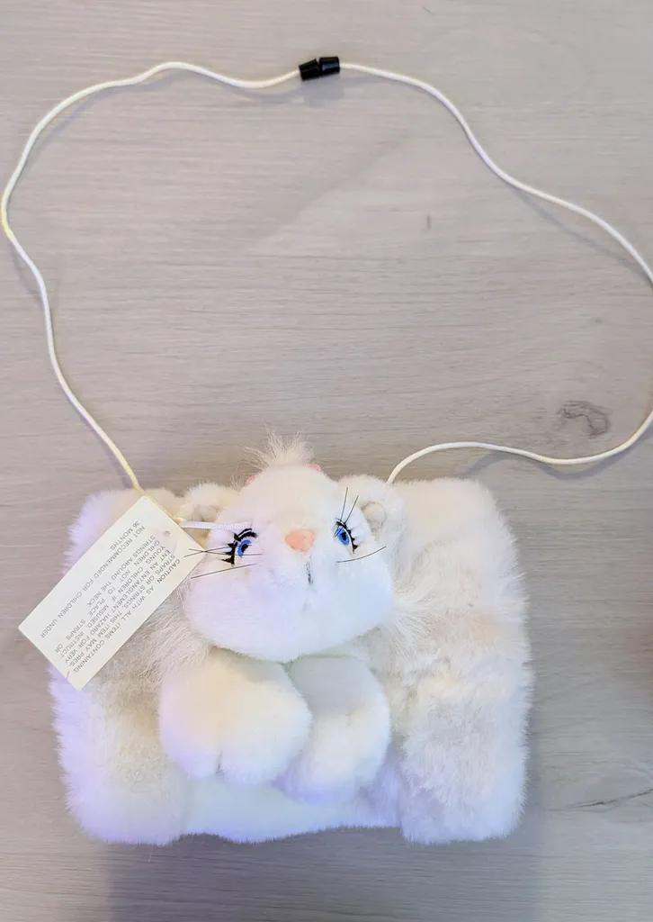 Brand New with Tags  Plush Cat Hand Warmer Pouch photo 1