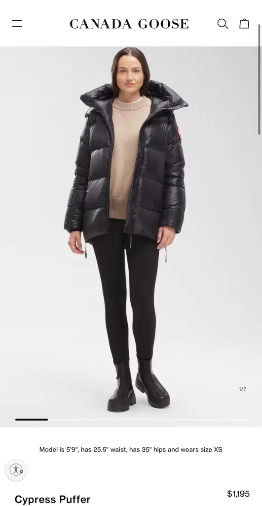 Pink Canada goose jacket - new size medium  photo 1