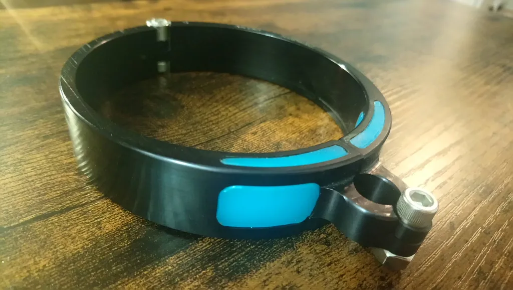 Hand-Made Glowing Heavy Duty Goth Collar photo 1