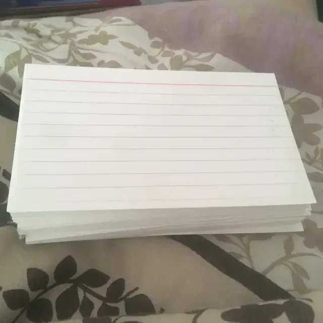 Cartes index cards photo 1