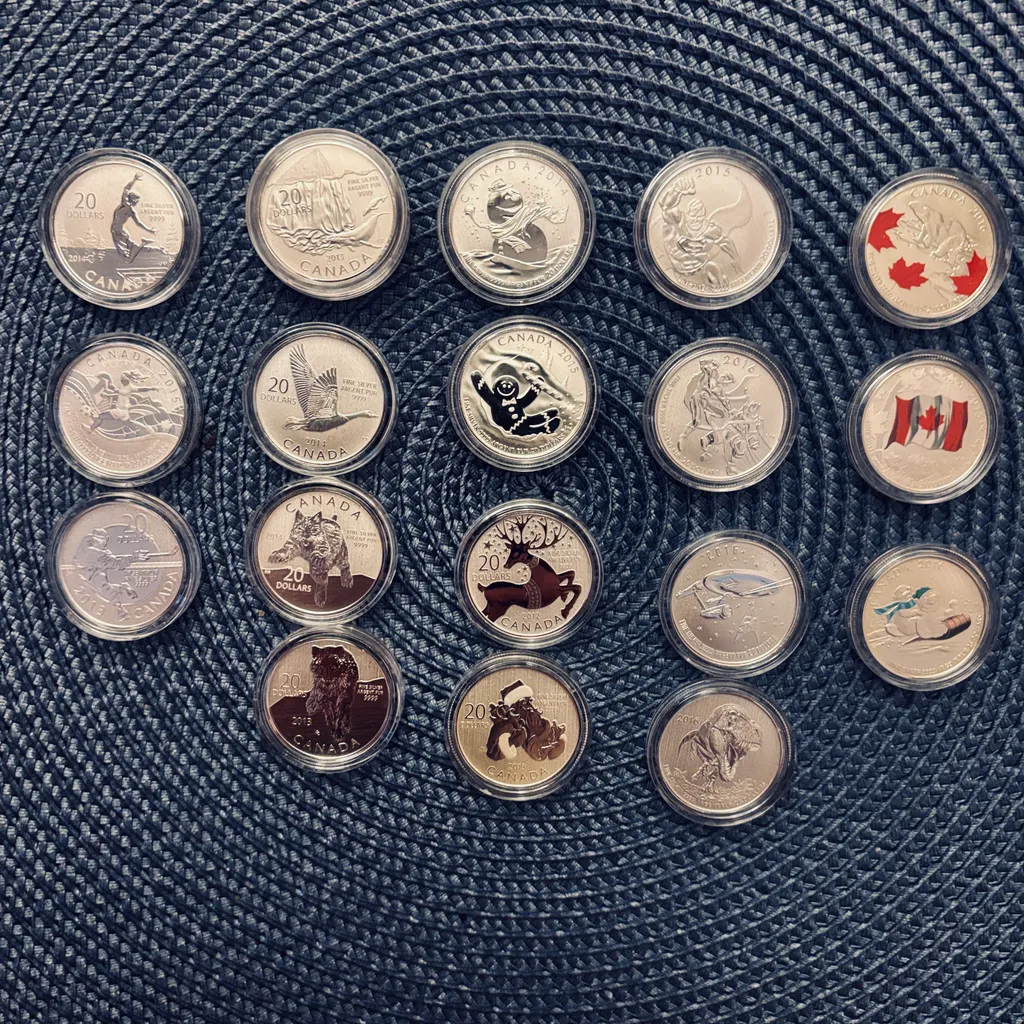 RCM Reverse Proof Silver Coins photo 1